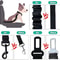 Retractable Pet Car Seat Belt Heavy Duty Safety Buckle For Dogs With Elastic Nylon Traction 3