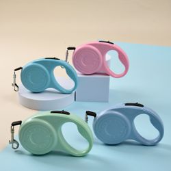 automatic retractable dog leash for small dogs & cats, extending rope for chihuahua, bulldog, hiking & outdoor use