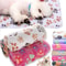 Soft Fluffy HighQuality Pet Blanket Cute Cartoon Pattern Warm Comfortable Mat For Cats Dogs 3