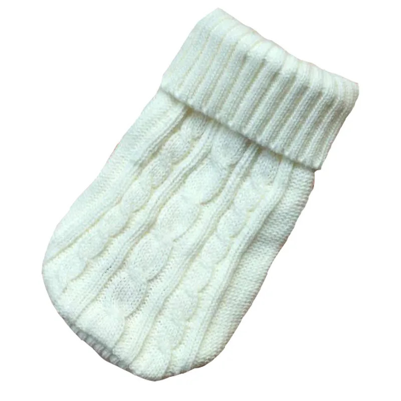 Dog Winter Clothes Knitted Pet Sweater For Small  Medium Dogs Chihuahua  Yorkshire Puppy 7
