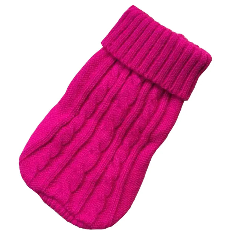 Dog Winter Clothes Knitted Pet Sweater For Small  Medium Dogs Chihuahua  Yorkshire Puppy 16