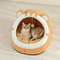 Warm Cat House Dog Bed Super Cat Basket Tent With Cave Cushion For Kittens Small Dogs 5