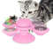Cat Windmill Toy Interactive Turntable Puzzle Game  Toothbrush For Kittens 3