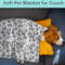 High-Quality Fluffy Pet Blanket Mat, Soft, Warm & Cute Cartoon Pattern