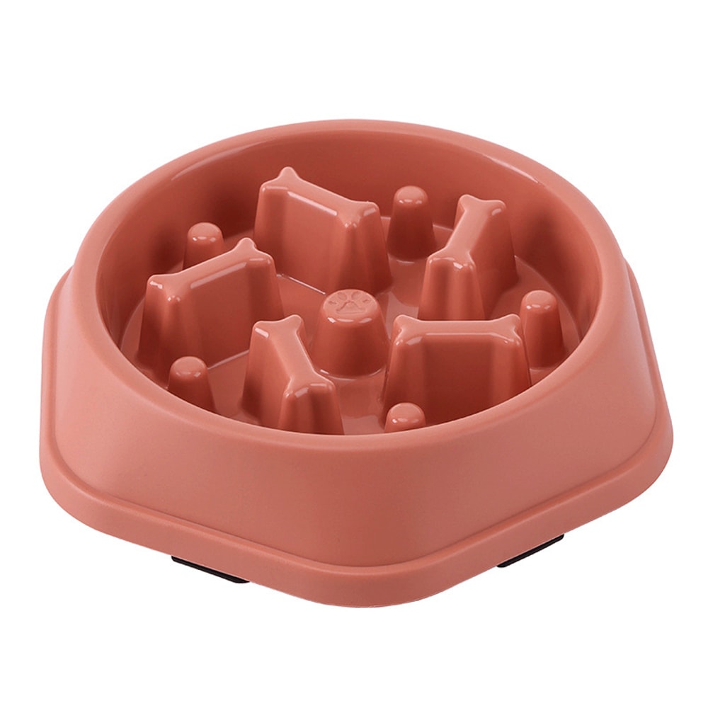 Slow Feeder Dog Bowl AntiChoking NonSlip Pet Food Bowl For Cats Dogs Healthy Eating Fat Control 5