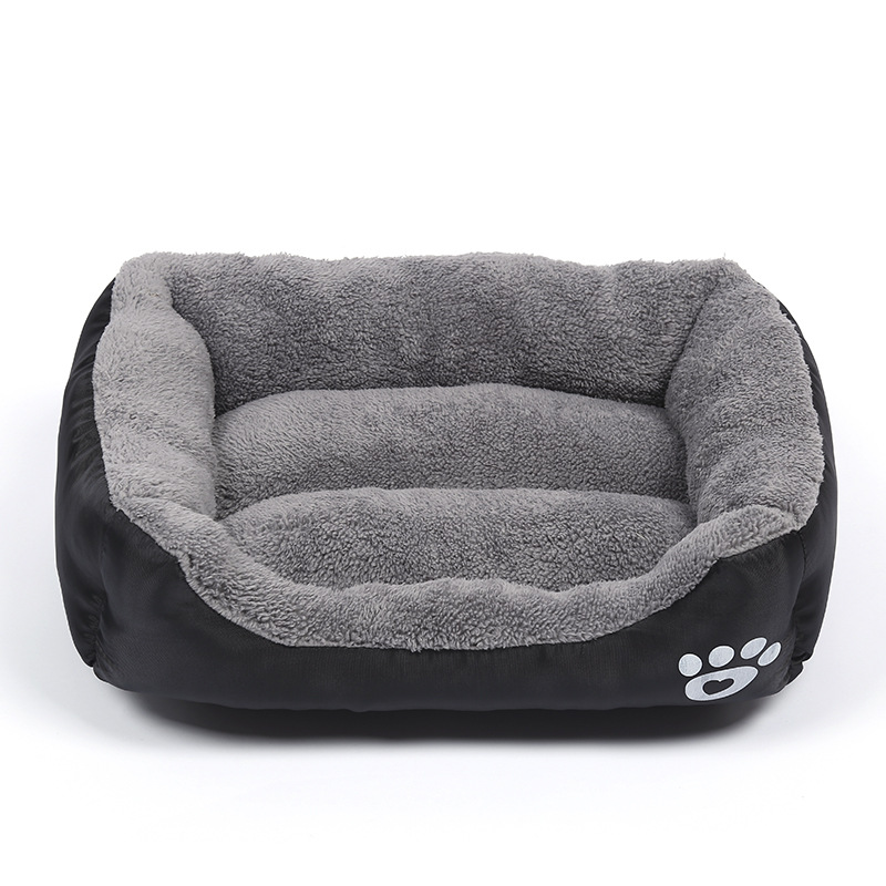 Large Plush Dog Bed AllSeason Washable Square Pet Sofa With Waterproof Mattress For Medium Dogs  Ca 5