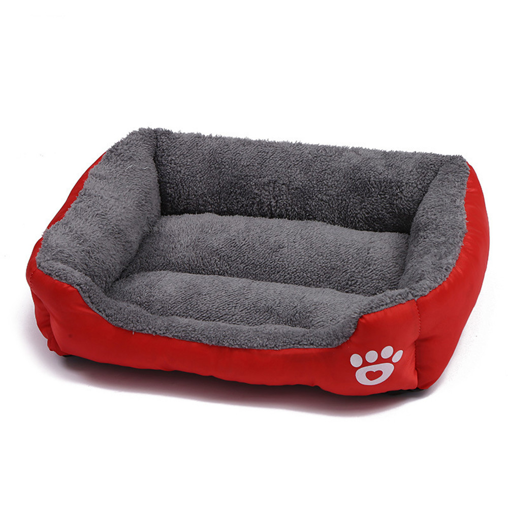 Large Plush Dog Bed AllSeason Washable Square Pet Sofa With Waterproof Mattress For Medium Dogs  Ca 8
