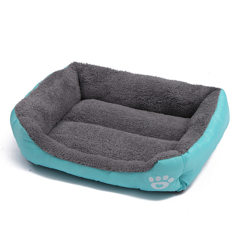 Large Plush Dog Bed AllSeason Washable Square Pet Sofa With Waterproof Mattress For Medium Dogs  Ca 9