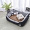 Large Plush Dog Bed AllSeason Washable Square Pet Sofa With Waterproof Mattress For Medium Dogs Ca