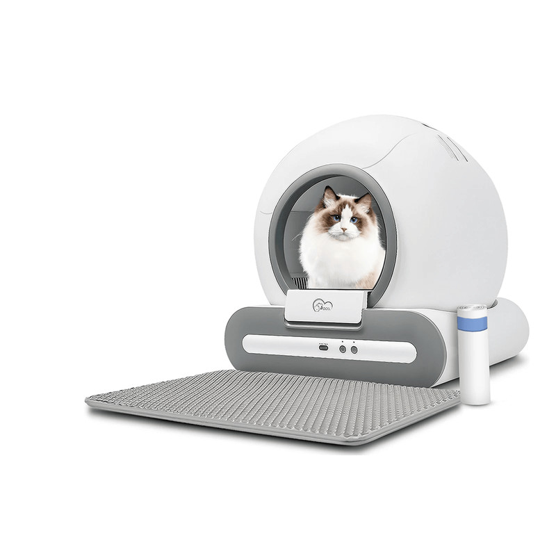 DOEL Automatic Cat Litter Box Self Cleaning With App Control  Cat Litter Mat Smart Cat Toilet For M