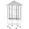 Large Parrot Bird Cage With Stand Wheels Macaw Aviary For Cockatoo Finch Parakeet 4