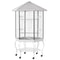 Large Parrot Bird Cage With Stand Wheels Macaw Aviary For Cockatoo Finch Parakeet 4