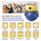 Interactive Cat Toy Treat Dispenser Tumbler Puzzle Feeder Ball For Indoor Pets IQBoosting Slow Feed 4