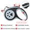Durable Retractable Dog Leash For Cats Dogs Strong Nylon Adjustable Puppy Roulette Extendable Pet 3