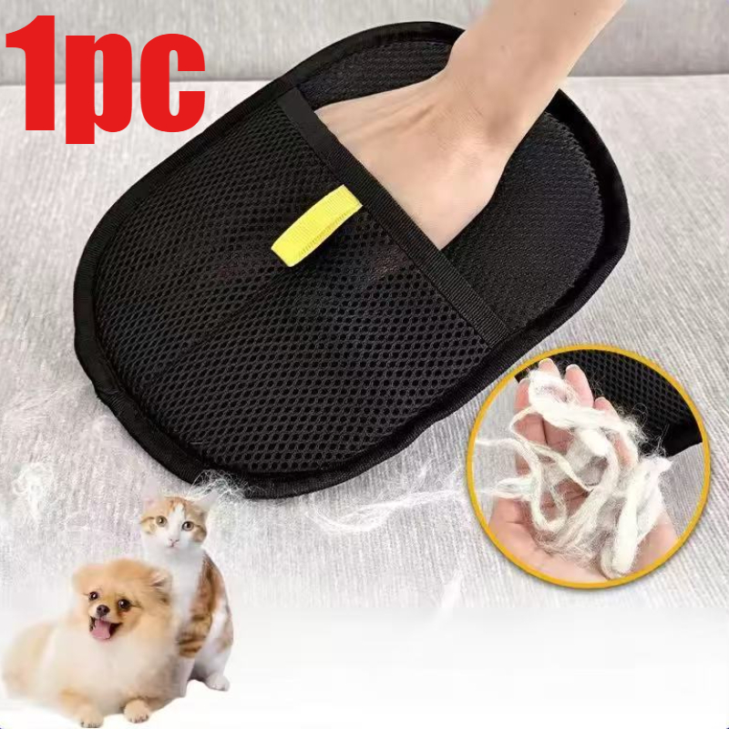 Pet Hair Remover Glove for Clothes, Furniture & Pet Grooming