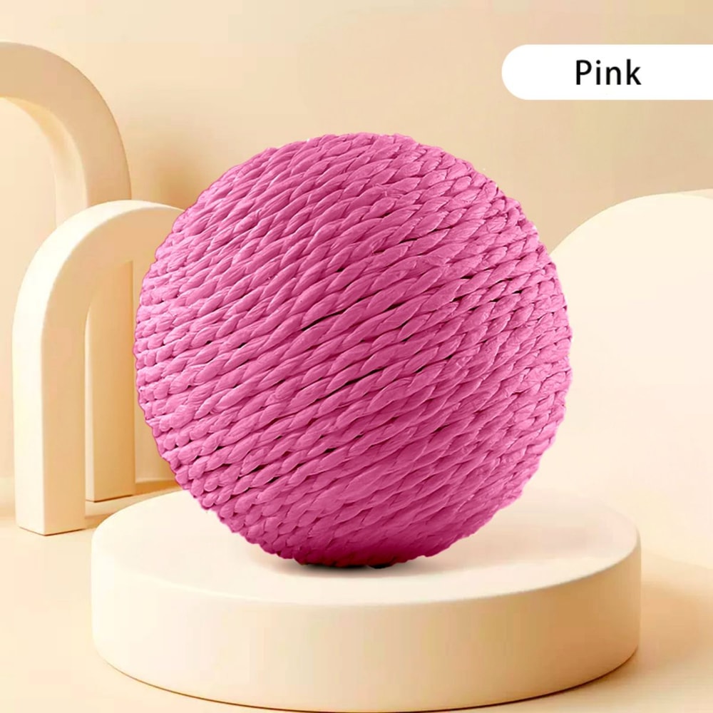 Cat Scratching Ball Toy For Teeth Cleaning Healthy Play 3