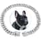 Luxury Cuban Link Dog Collar With Secure Buckle Bling Metal Pet Jewelry For Dogs Cats 6