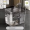 Cat Water Fountain with Auto Filter Transparent Anti Dry Burning Recirculating Dispenser Includes Pump for Cats
