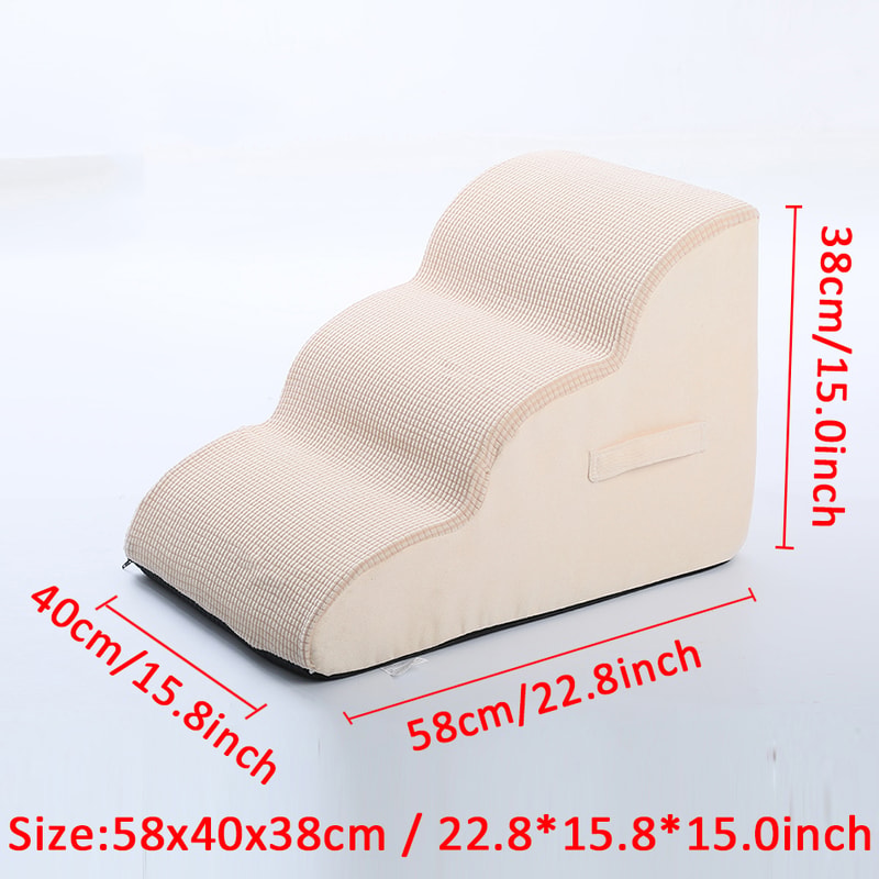 Cat Dog Stairs Ramp Removable Dog Ramp Suitable for Elderly Dogs and Pets with Joint Pain