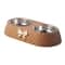 Pet Supplies Bow tie Bowknot Cats Food Bowl PP Base Dog Bowl Stainless Steel Double Pet Accessories Feeding Drinking Dou