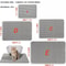Large Waterproof Double Layer Cat Litter Trapping Mat Non Slip Pet Litter Box Pad