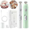 Electric Dog Nail Grinder Painless LED Light Pet Nail Grinder with Polisher Wheel 2 Speed Pet Nail Clipper for Pet Paws
