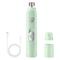 Electric Dog Nail Grinder Painless LED Light Pet Nail Grinder with Polisher Wheel 2 Speed Pet Nail Clipper for Pet Paws