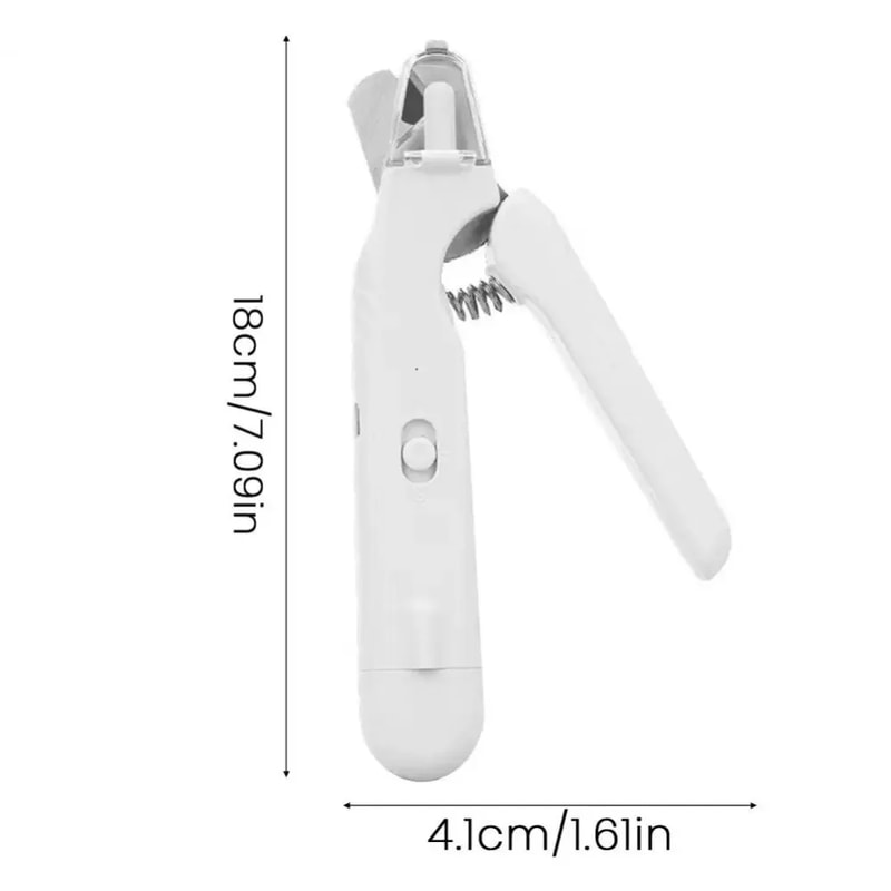 Dog Cat Pet Nail Trimmer Clipper Stainless Steel Safety Lock AntiSplash Rechargeable For Novice Us