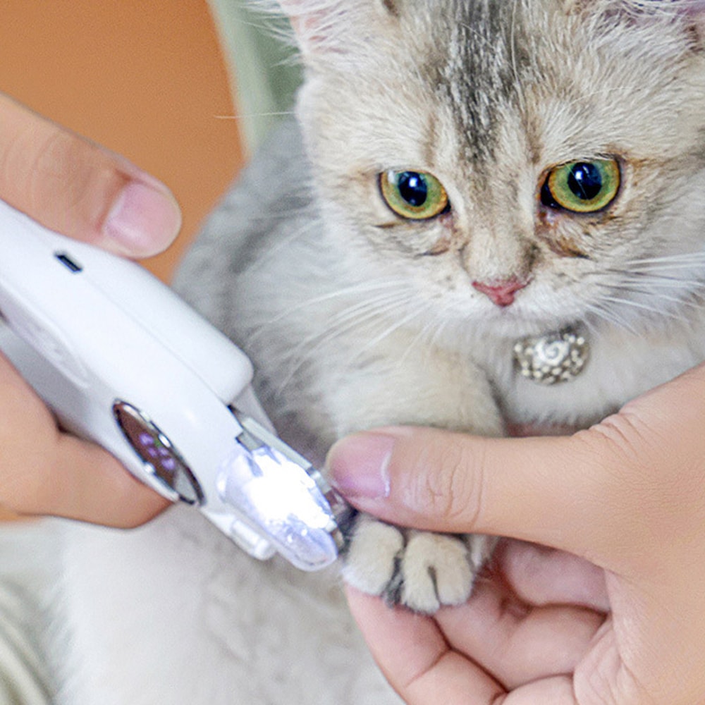 Pet Nail Clipper with Light & Electric Grinder for Dogs and Cats