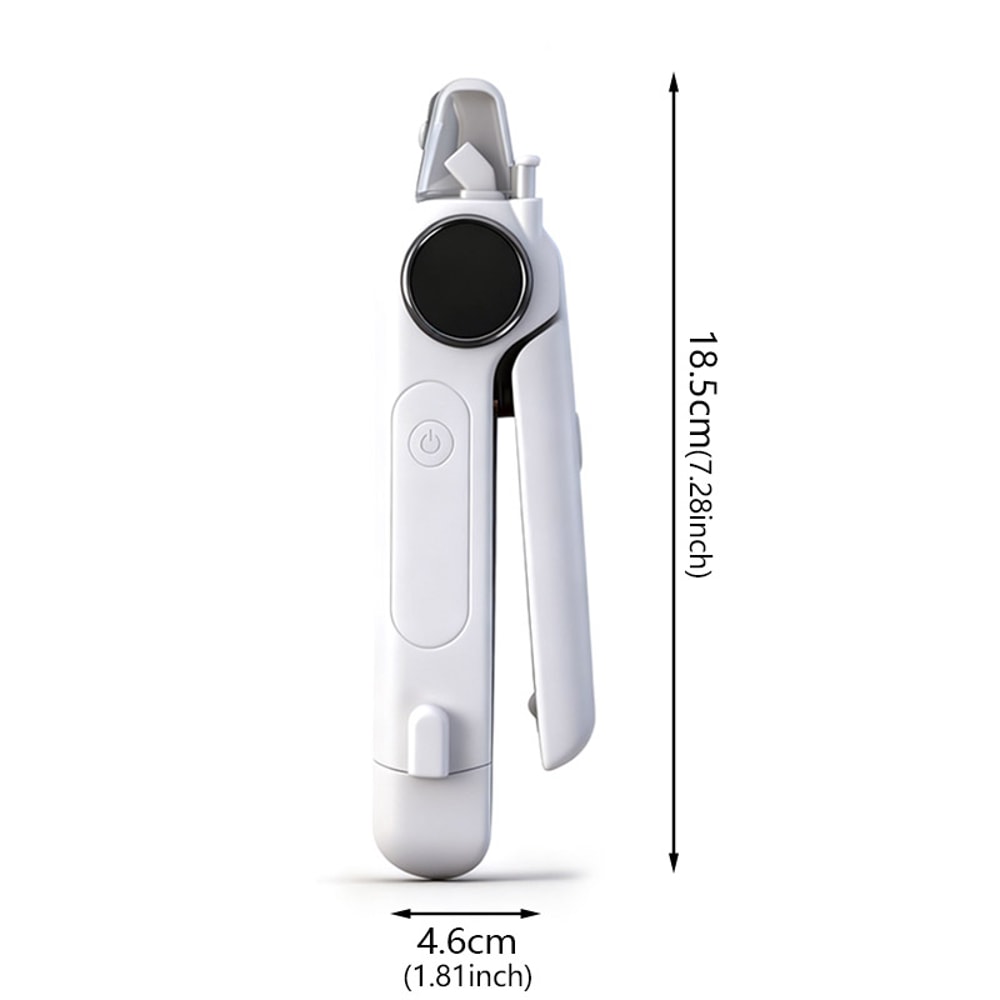 Pet Nail Clipper with Light & Electric Grinder for Dogs and Cats