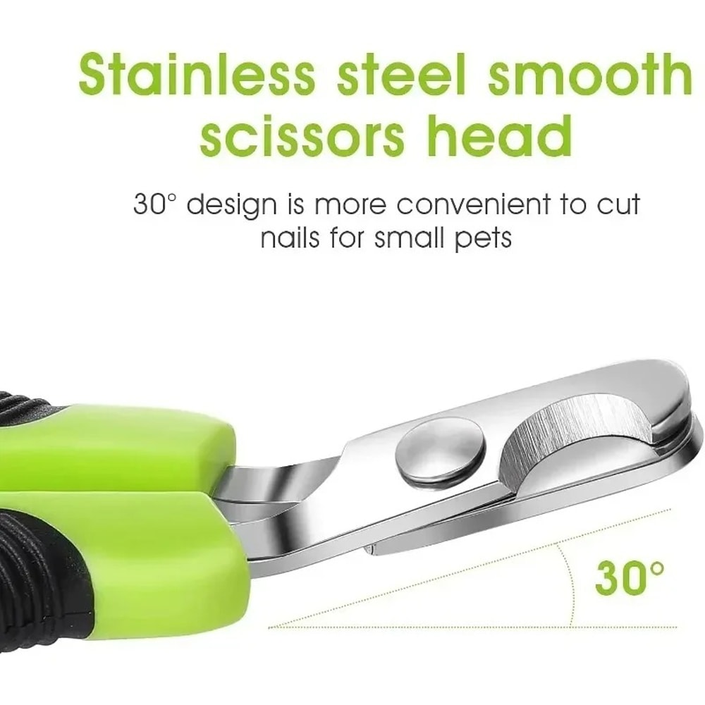 PawEase Professional Pet Nail Clippers For Dogs Cats Small Animals With Stainless Steel Blades 3