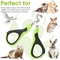 PawEase Professional Pet Nail Clippers For Dogs Cats Small Animals With Stainless Steel Blades 4