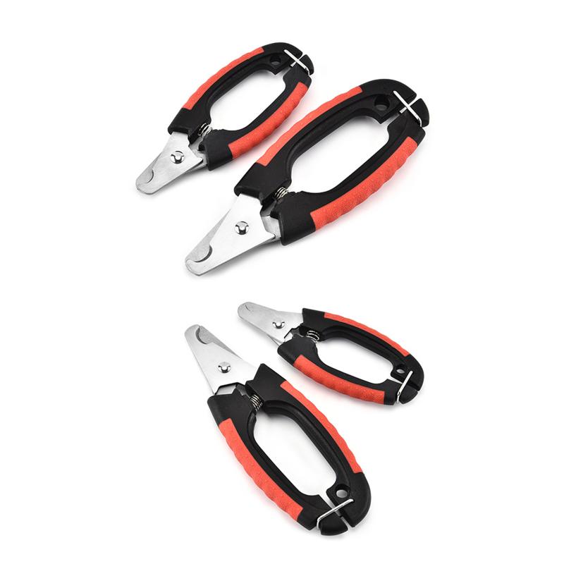 Premium Stainless Steel Pet Nail Clipper for Dogs, Cats & Rabbits with Comfort Grip