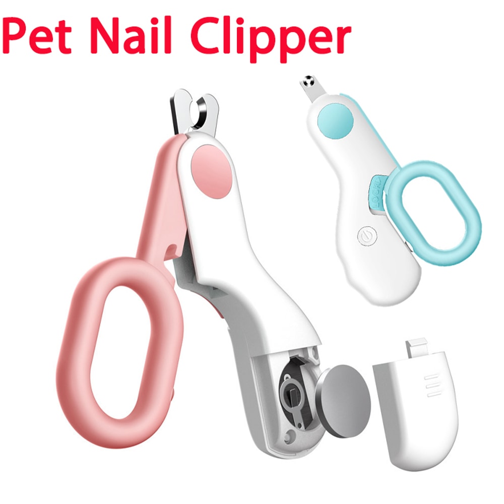 Premium LED Pet Nail Clipper For Dogs Cats Safe Dog Cat Nail Trimmer With Safety Lock 1