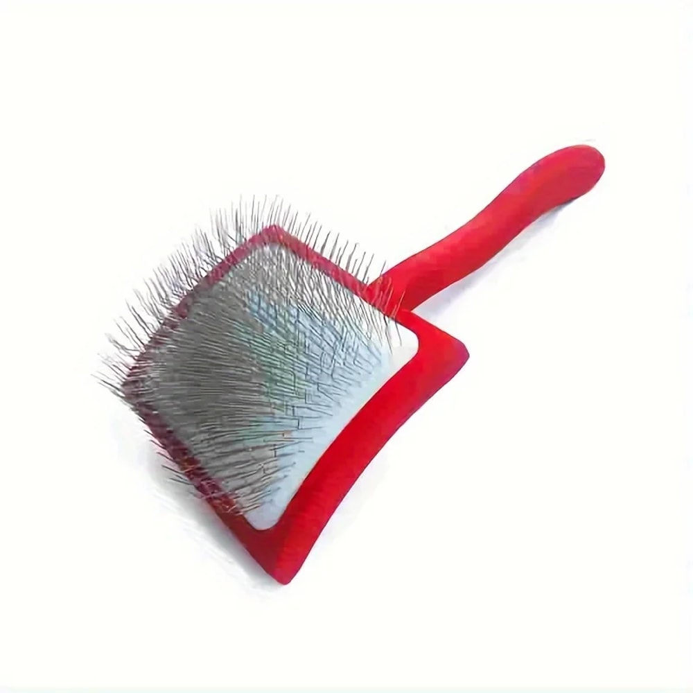 Extra Long Pin Slicker Brush for Doodles, Dogs & Cats Deshedding and Detangling Grooming Tool