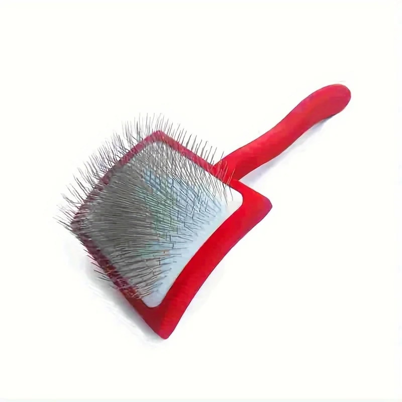 Extra Long Pin Slicker Brush for Doodles, Dogs & Cats Deshedding and Detangling Grooming Tool