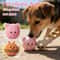 Cartoon Squeaky Dog Chew Toy Plush Ball for Teething, Dental Cleaning & Interactive Play