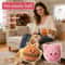 Cartoon Squeaky Dog Chew Toy Plush Ball for Teething, Dental Cleaning & Interactive Play