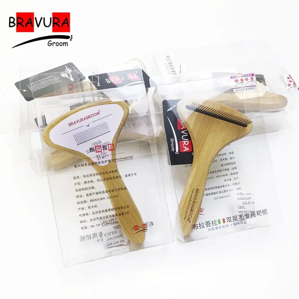 Large Dog Grooming Comb with Rotating Knot Needle Pet Hair Remover Tool