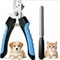 Professional Stainless Steel Pet Nail Clippers with File Safe Dog & Cat Grooming Trimmers