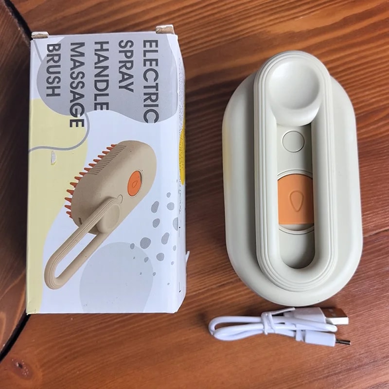 Premium Pet Spray Grooming Comb & Hair Removal Brush 3 in1 Cat Dog Grooming Tool