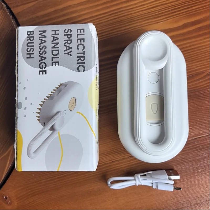 Premium Pet Spray Grooming Comb & Hair Removal Brush 3 in1 Cat Dog Grooming Tool