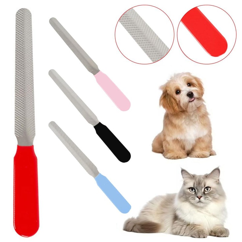 Premium Pet Steel Nail Grooming File For Dogs Cats Easy Safe Paw Care 1