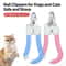 Professional Pet Nail Clippers Dog Nail Trimmer Labor Saving Cat Nail Cutter 1