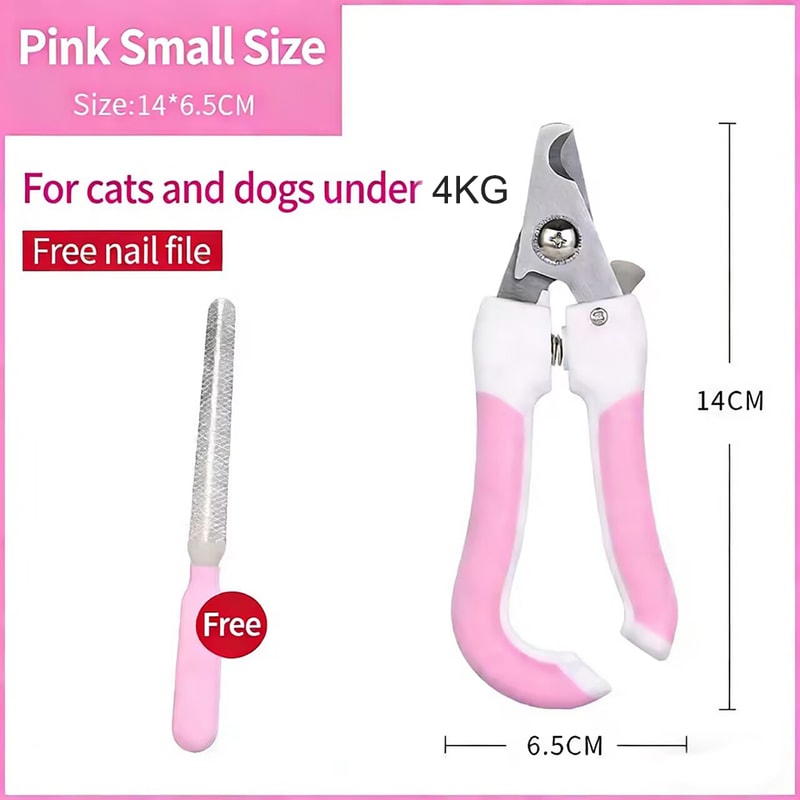 Professional Pet Nail Clippers Dog Nail Trimmer Labor Saving Cat Nail Cutter 6