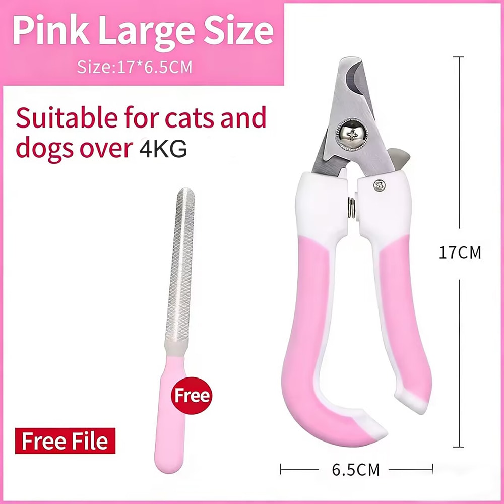 Professional Pet Nail Clippers Dog Nail Trimmer Labor Saving Cat Nail Cutter 7