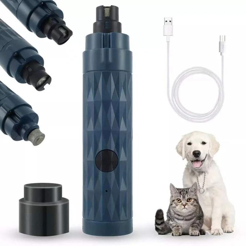 Professional Electric Dog Nail Grinder With Ultra Bright LED Light 1