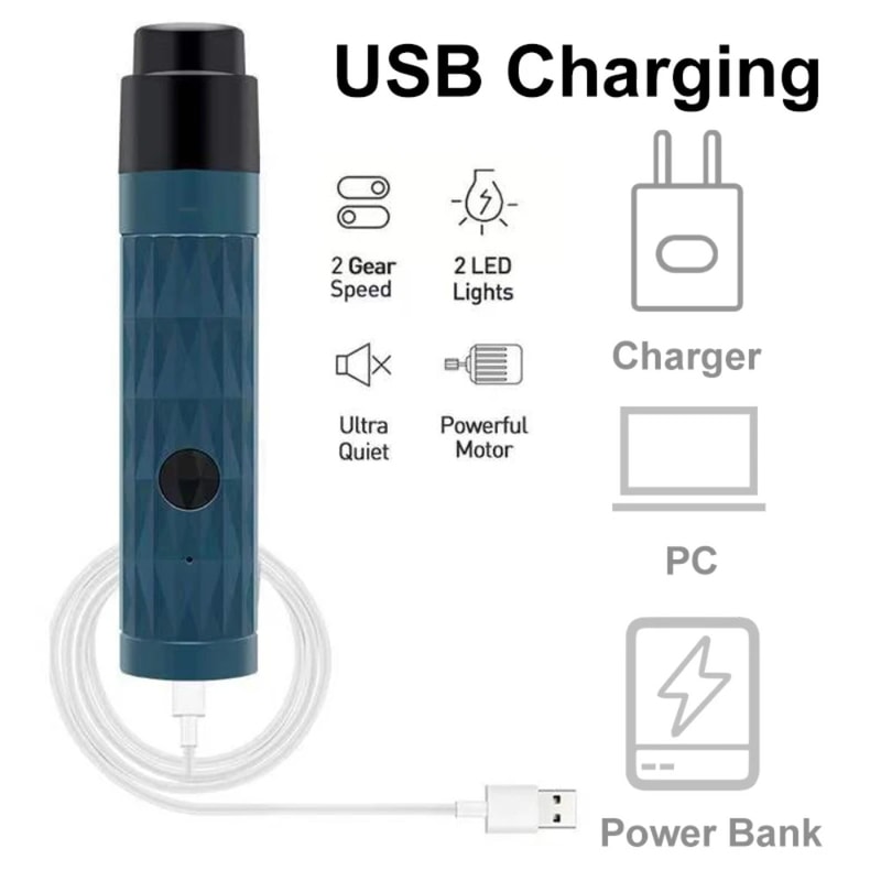 Professional Electric Dog Nail Grinder With Ultra Bright LED Light 3