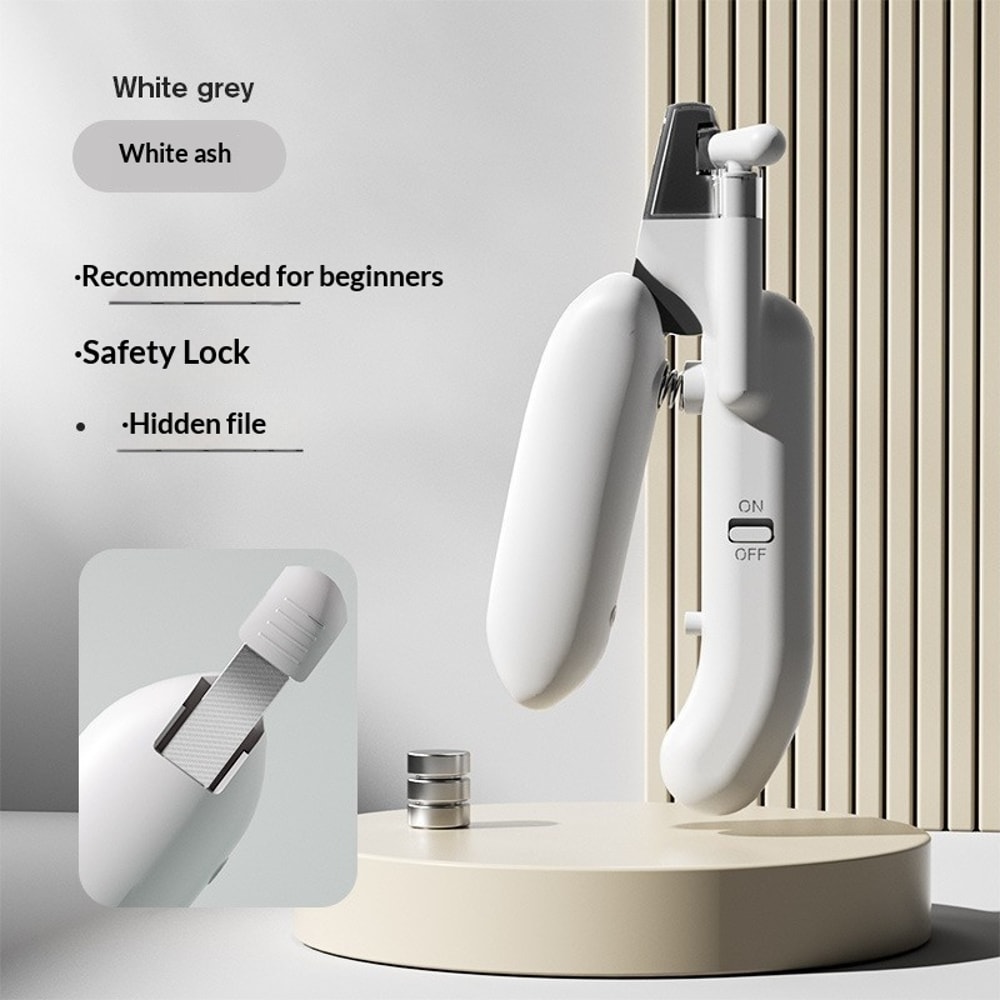 PawSafe Pro LED Pet Nail Clipper and Electric Grinder Kit for Gentle Grooming