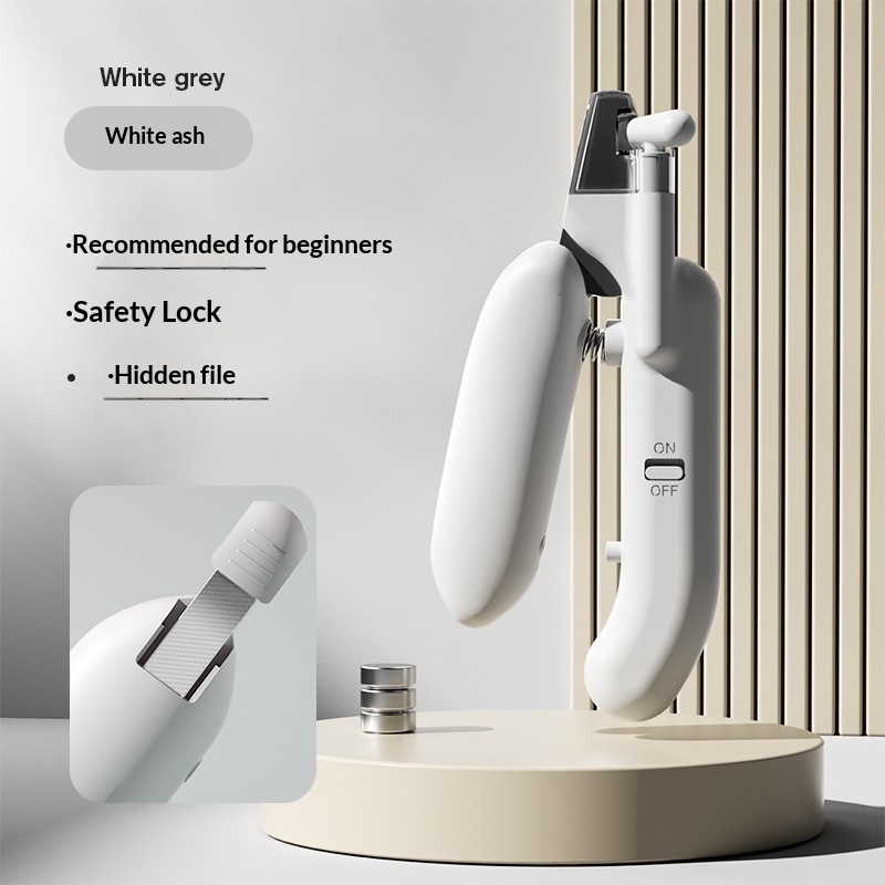 PawSafe Pro LED Pet Nail Clipper and Electric Grinder Kit for Gentle Grooming